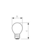  E27 P 45mm Clear