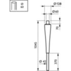 Dimension Drawing (without table) - JDP490 MBP 60 RAL