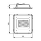 Dimension Drawing (without table) - EDP771 LED50/730 II MK-BK DS50 FG H07RN-