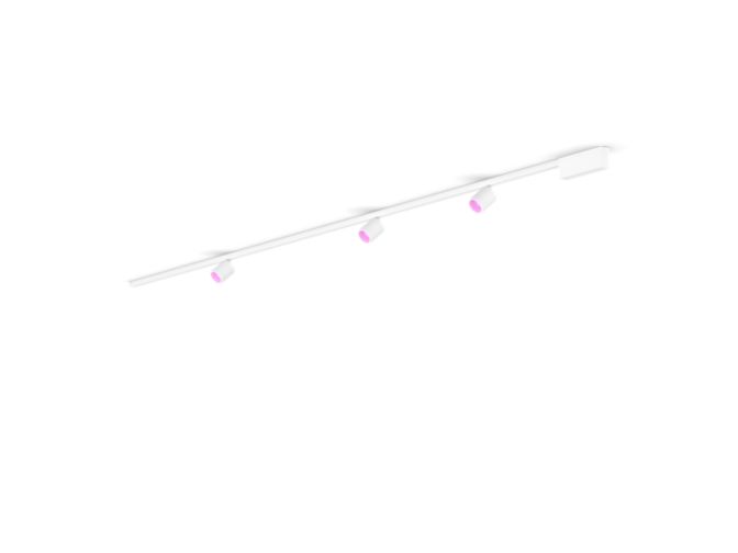 Gros plan de l'avant de Perifo kit de base pour plafond, droit (3 spots)