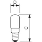  E14 T 17mm Clear