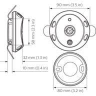 Dimension Drawing (without table) - DUS804CS-UP