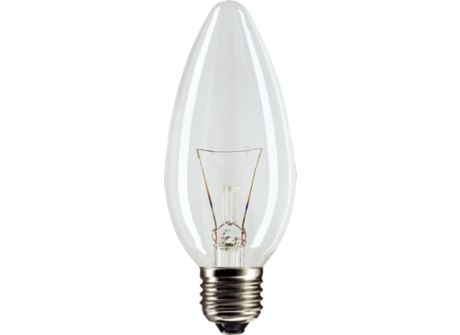 Stan 40W E27 230V B35 CL 1CT/10X10F