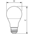  Single Contact Medium Screw A19 (A19) Frosted