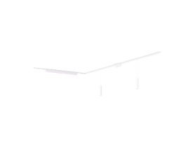 Perifo L-shaped ceiling base kit (2 pendants, 1 light bar)