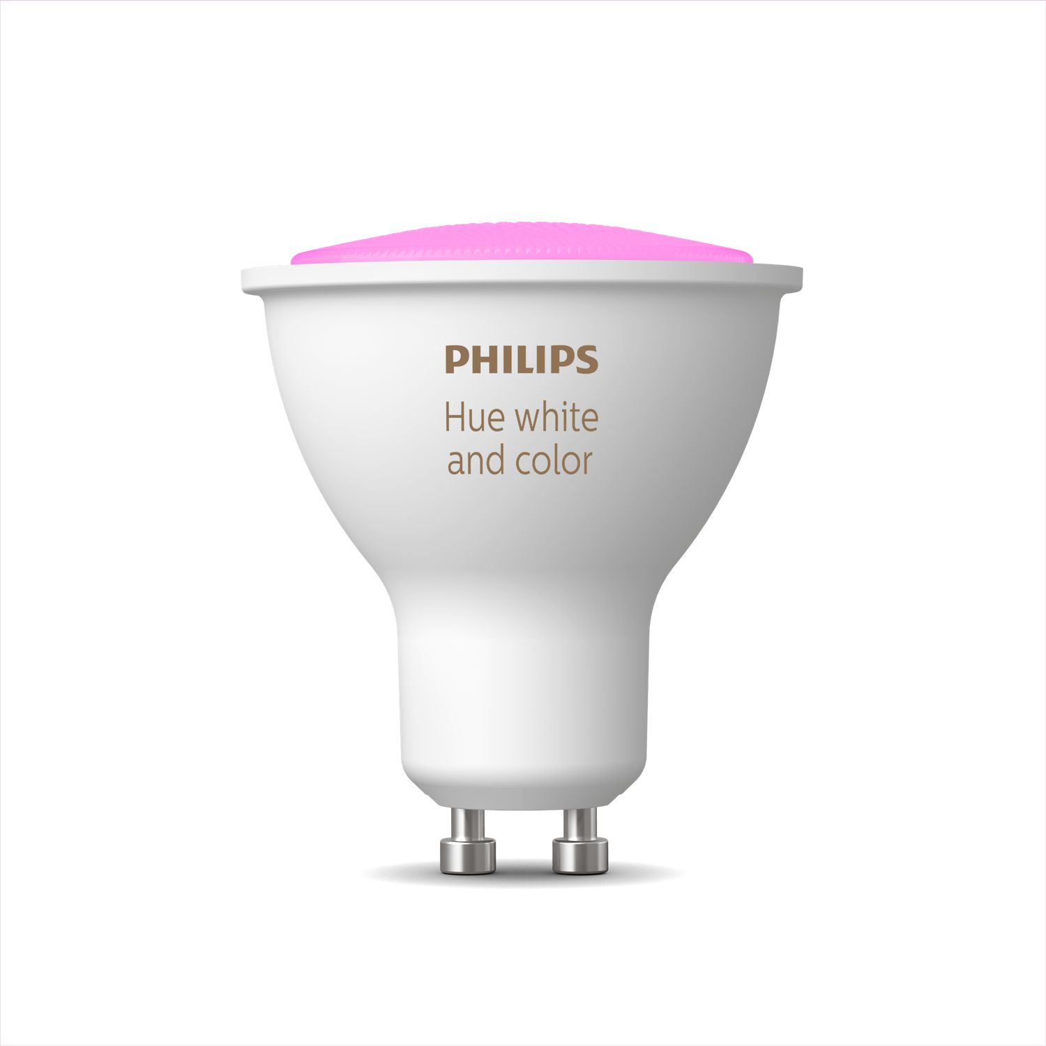 Works GU10 Spot Philips Hue White Smart Bulb 3 Pack LED Bundle with Bluetooth