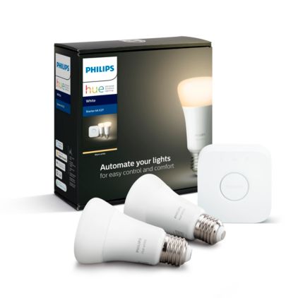 An image of product of the Hue White Zestaw startowy E27