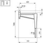 Dimension Drawing (without table) - JPP490 MBP-S 650 60 RAL