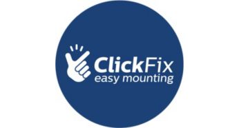 Eenvoudige montage dankzij Click!FIX