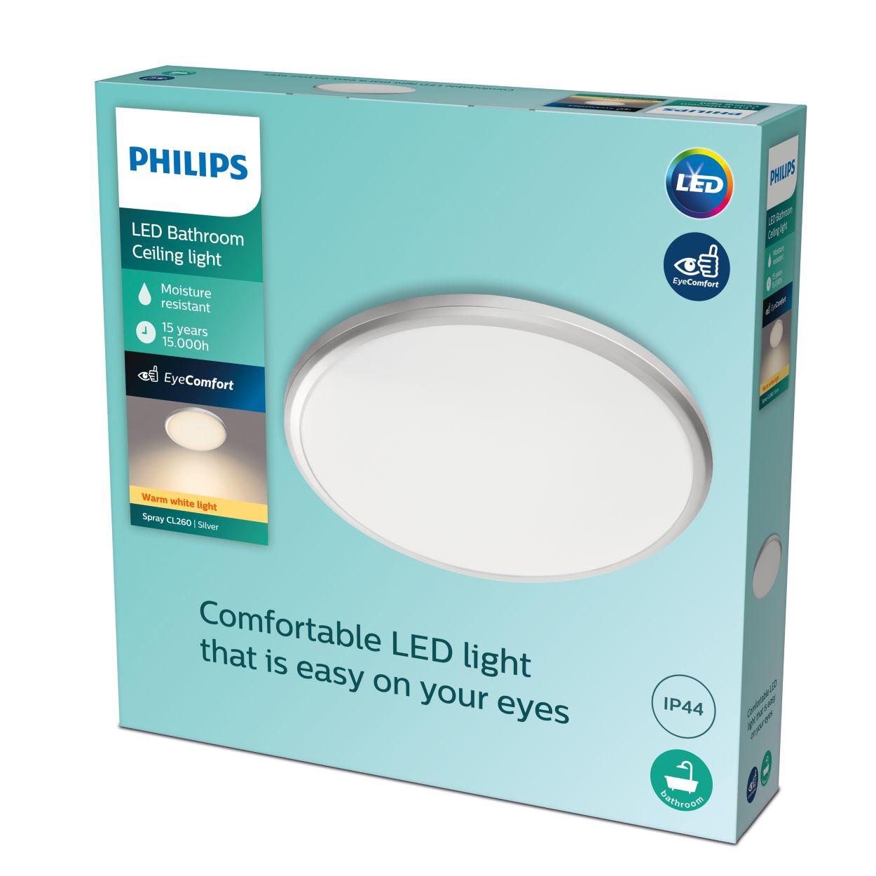 Philips Led Bathroom Ceiling Light Shelly Lighting