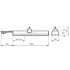 Dimension Drawing (without table) - LL217X 80S/840 1x PSD WB 7x2.5