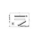 Dimension Drawing (without table) - BCS342 60LED 27K 24V OC L50