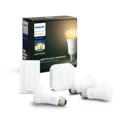 An image of product of the Hue White ambiance Zestaw startowy E27