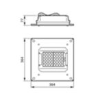 Dimension Drawing (without table) - EDP768 LED50/830 II MK-BK DM50 FG SRG10