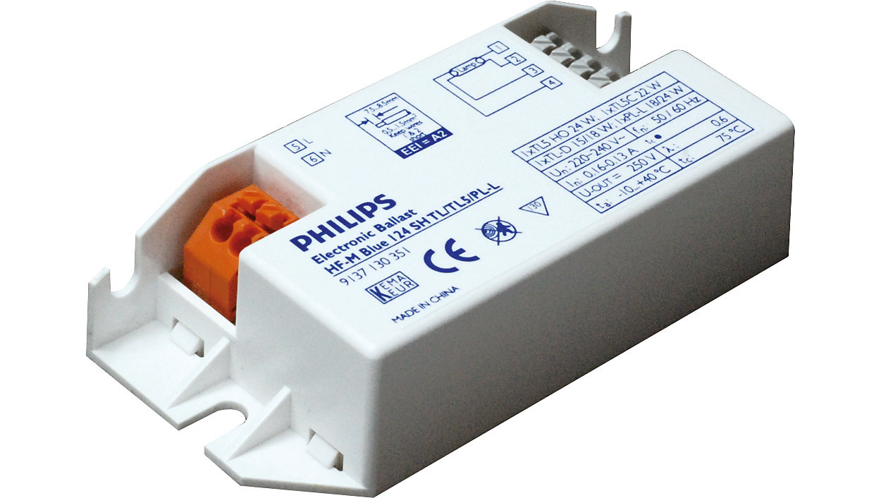 Philips MatchboxBLUE124LH HF Electronic Ballast  Runs 1 x T5/T8/PL-L