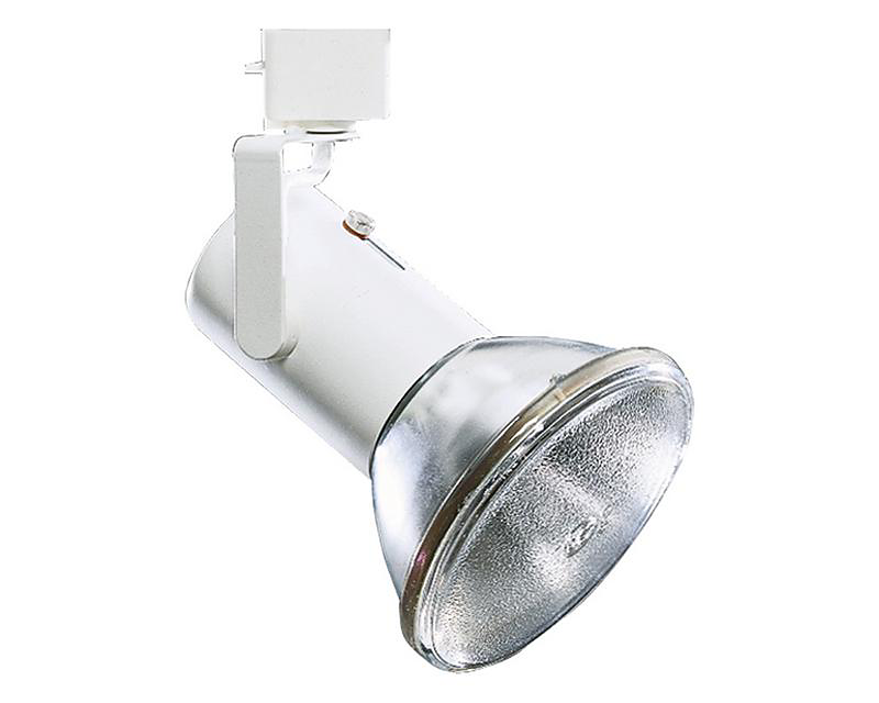 Philips Lightolier Lytespan Gimbal Round White Track Lighting w/ Dim LED 9023 WH 