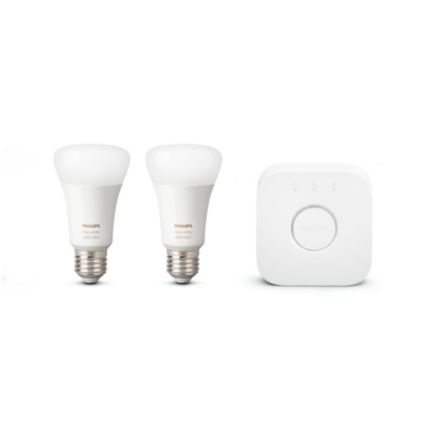 An image of product of the Hue White and color ambiance Zestaw startowy E27