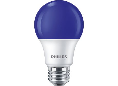 8A19/LED/BLUE/P/ND 120V 4/1FB