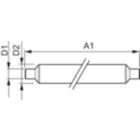 Dimension Drawing (with table) - LED 4.5W 310mm S19 WW ND 1CT/4