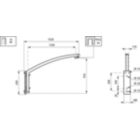   - 1400 mm - 89 mm - 5° - RAL color - 