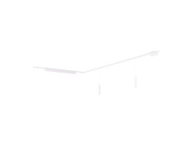 Perifo L-shaped ceiling base kit (2 pendants, 1 light bar)