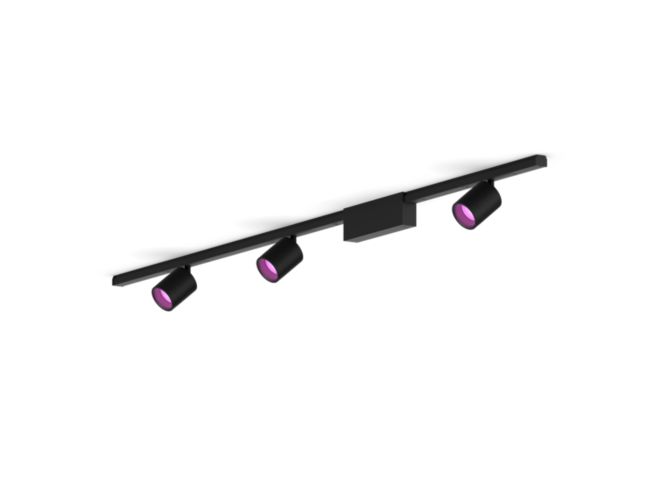 Gros plan de l'avant de Perifo Perifo kit de base pour plafond, droit (3 spots)