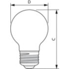  Single Contact Medium Screw G16.5 Clear