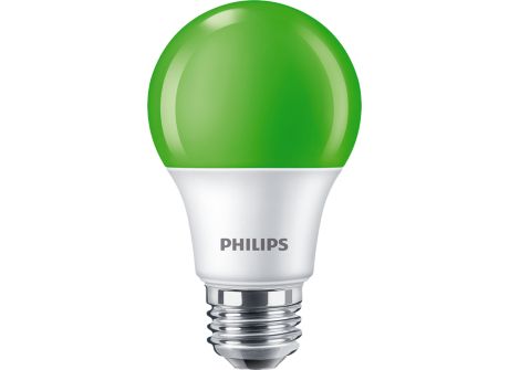 8A19/LED/GREEN/P/ND 120V 4/1FB