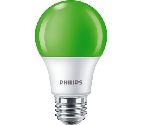 8A19/LED/GREEN/P/ND 120V 4/1FB