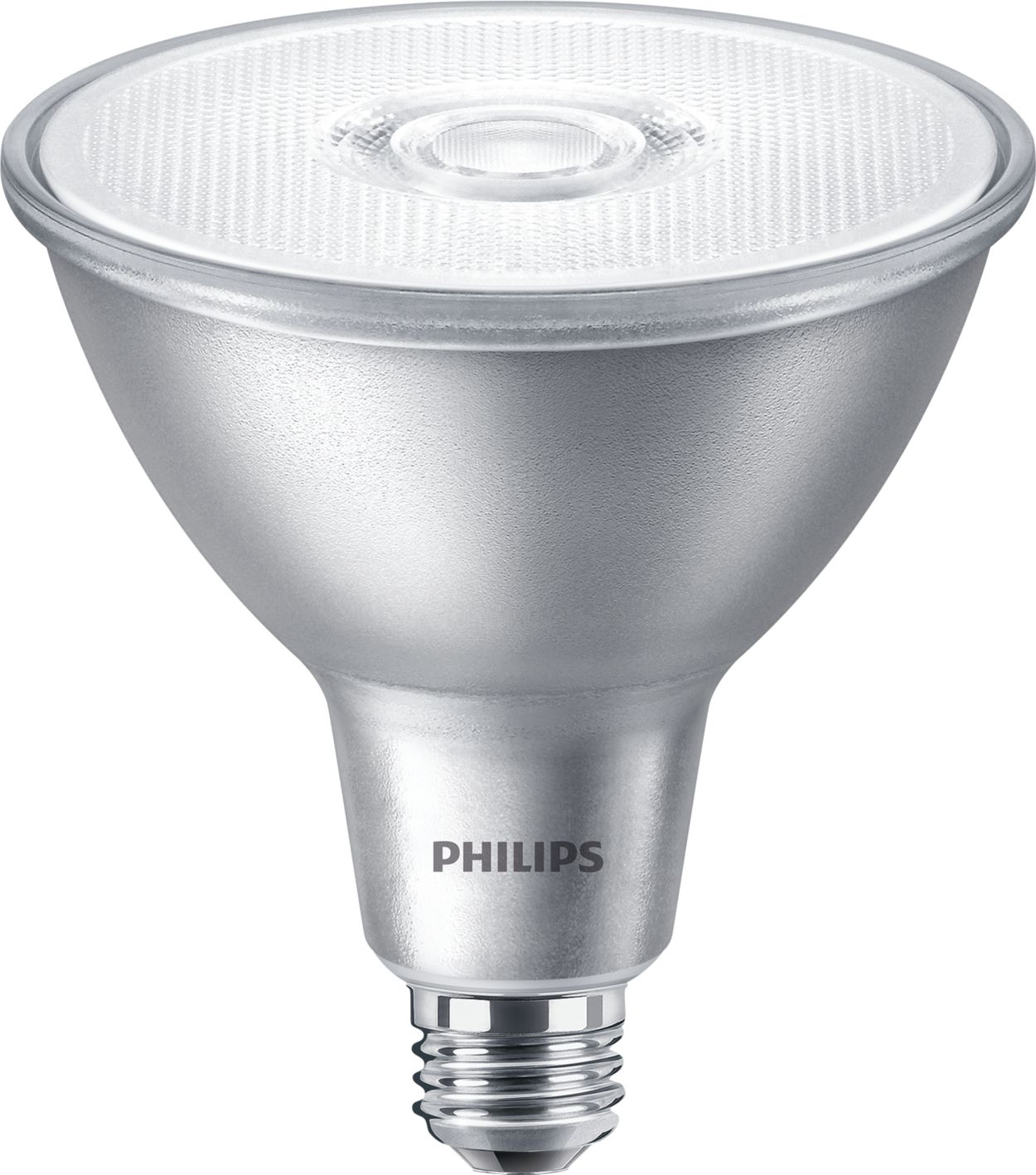 Dimmable LED light with a focused bright beam