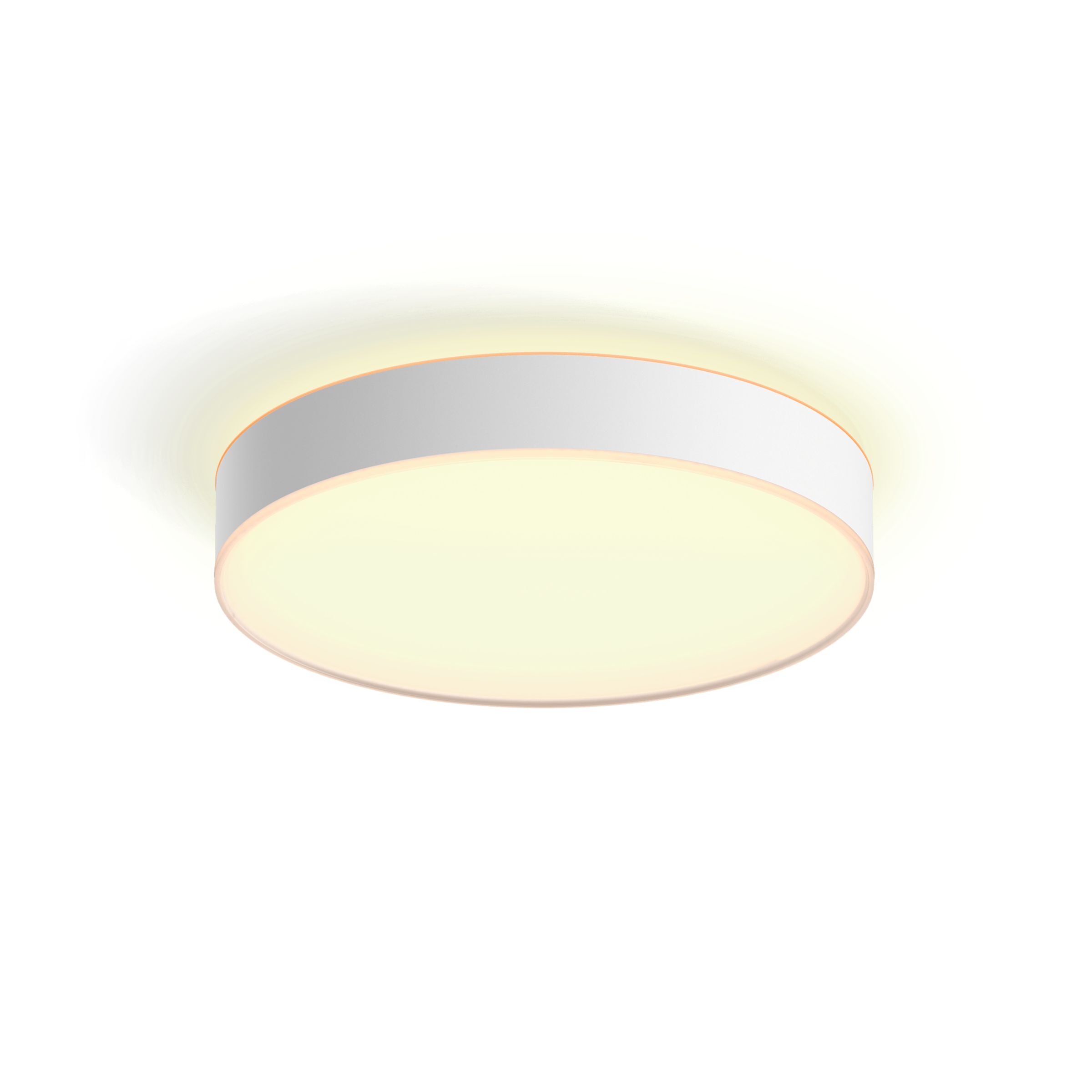 Plafonnier LED Hue Enrave L 33,5 w blanc Philips en blanc