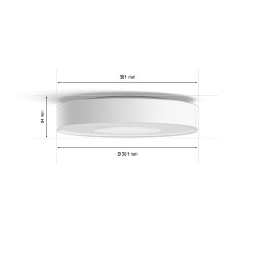Hue Xamento Deckenleuchte Medium – Weiß | Philips Hue DE