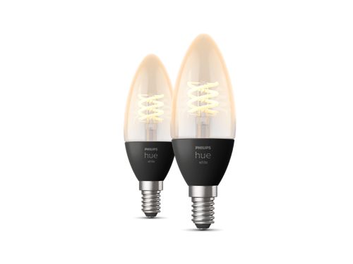 Hue White filament Kronljus – E14 smart ljuskälla – (2-pack)