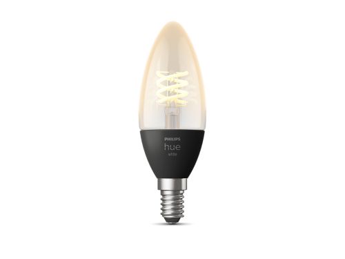 Philips Hue White Filament Lampe E14 - Filament Lampe Kerzenform - 300