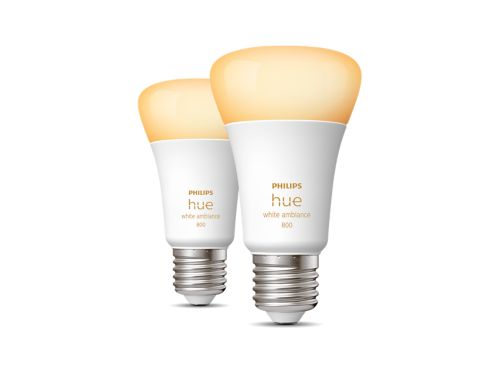 Hue White Ambiance A60 – E27 smart bulb – 800 (2-pack)