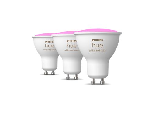 Hue White and Color Ambiance GU10 - slimme spot - (3-pack)