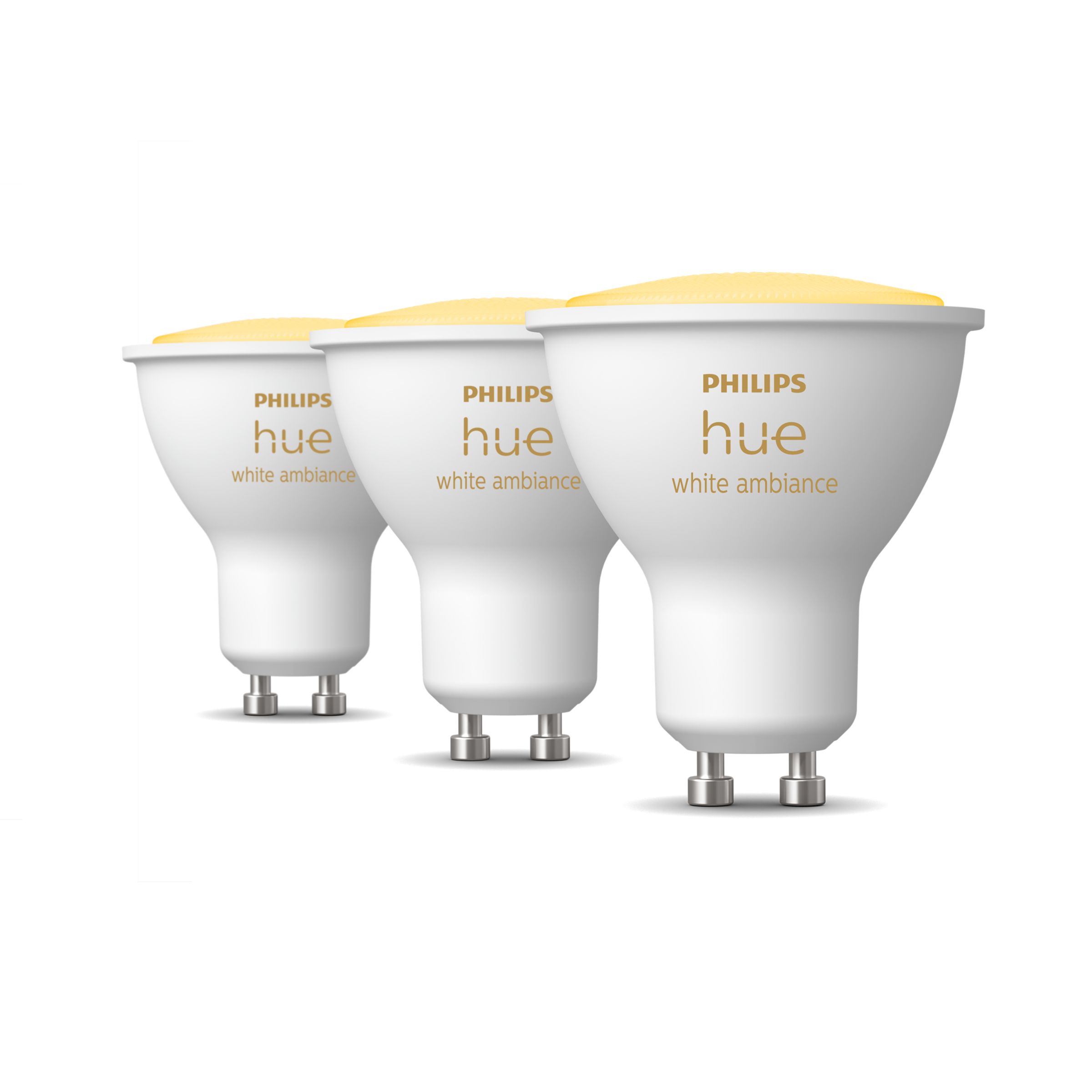 Philips Hue White ambiance GU10 – smart spotlight – (3-pack)