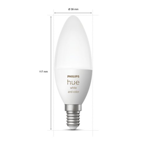 BOMBILLA PHILIPS HUE E14 VELA 671211 40W