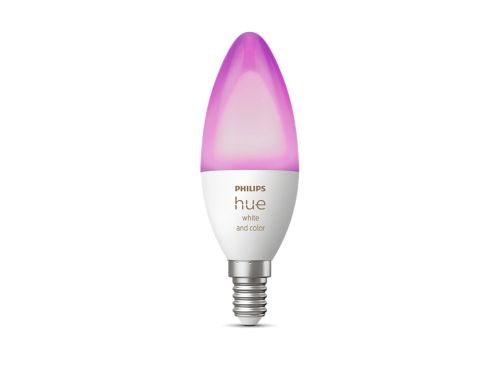 Philips Hue White and Colour Ambiance Smart Light Bulb [E14 Small Edison  8719514356610