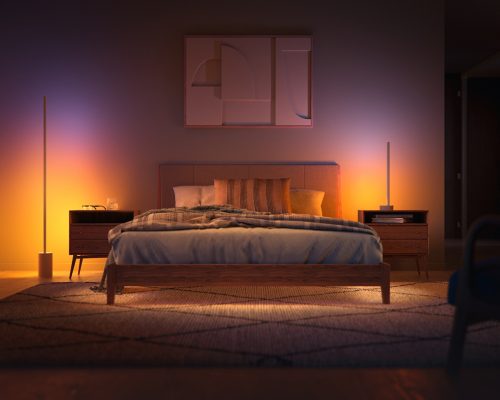 PHILIPS Hue White and color ambiance Signe Lampadaire LED avec