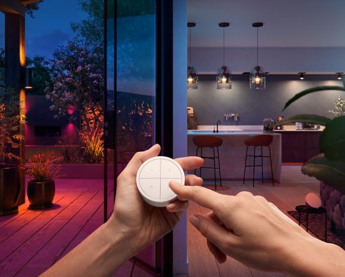 Philips Hue Smart Dimmer Switch with Remote, White - 1 Pack - Turns Hue  Lights On, Off, Dims or Brightens - Requires Hue Bridge - Easy, No-Wire  Installation 