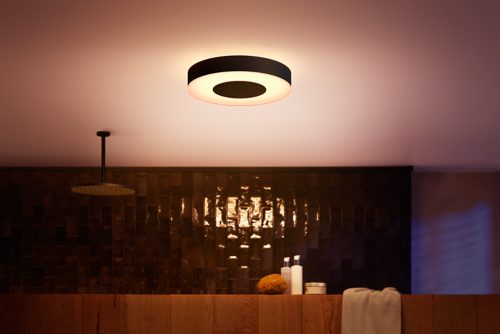 Hue Xamento Medium Deckenleuchte – Schwarz | Philips Hue DE