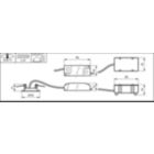 Dimension Drawing (without table) - DN145B LED6S/830 PSU II WH