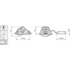Dimension Drawing (without table) - RS343B 17S/840 PSU-E WB CP WH