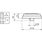 Dimension Drawing (without table) - BDP261 LED35-4S/740 II DM10 76P