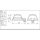 Dimension Drawing (without table) - BDP267 LED94-4S/830 II DM10 48/60A