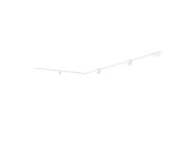 Perifo L-shaped ceiling base kit (3 spots)