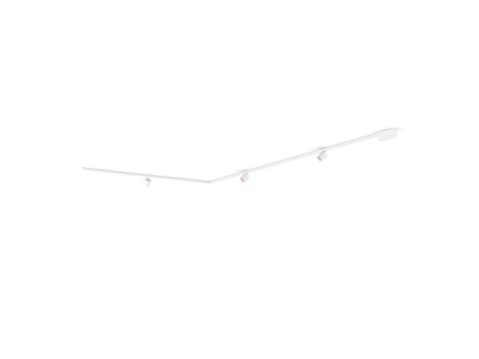 Gros plan de l'avant de Perifo kit de base pour plafond, en L (3 spots)