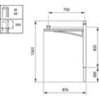 Dimension Drawing (without table) - JGB795 MBP-S 750 60 BK