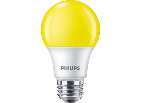 8A19/LED/YELLOW/P/ND 120V 4/1FB